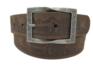 Ledergurt Branding Alpsommer 40mm (11065/72-40)